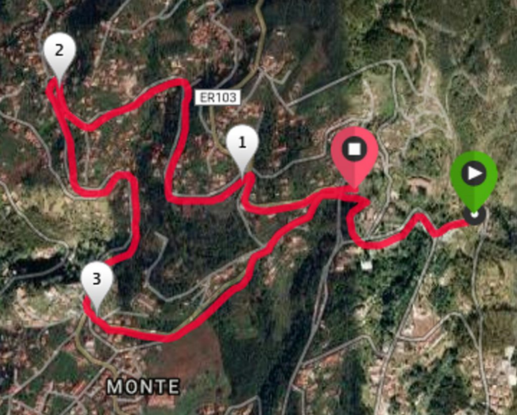 Monte_Mapa Percurso